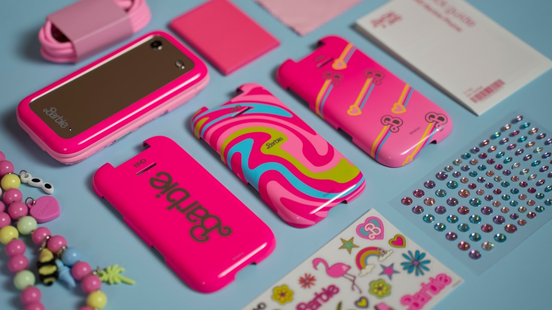 Various phone cases displayed